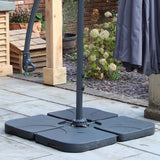 Water Fillable Parasol Base for Cantilever Parasols by Roseland Furniture