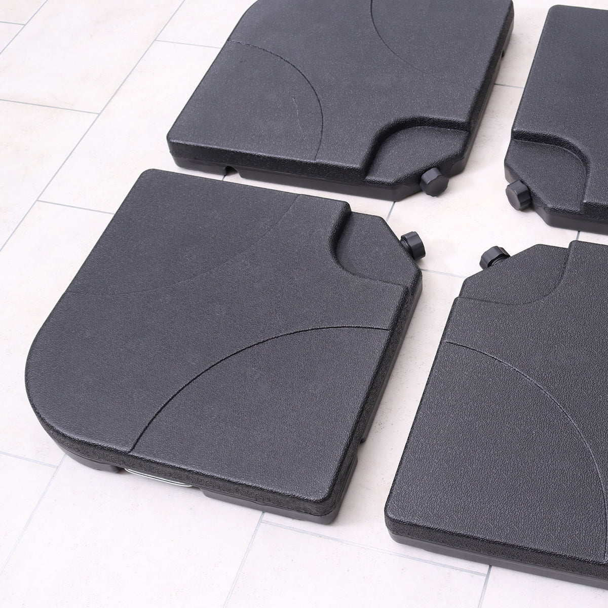 Water Fillable Parasol Base for Cantilever Parasols by Roseland Furniture