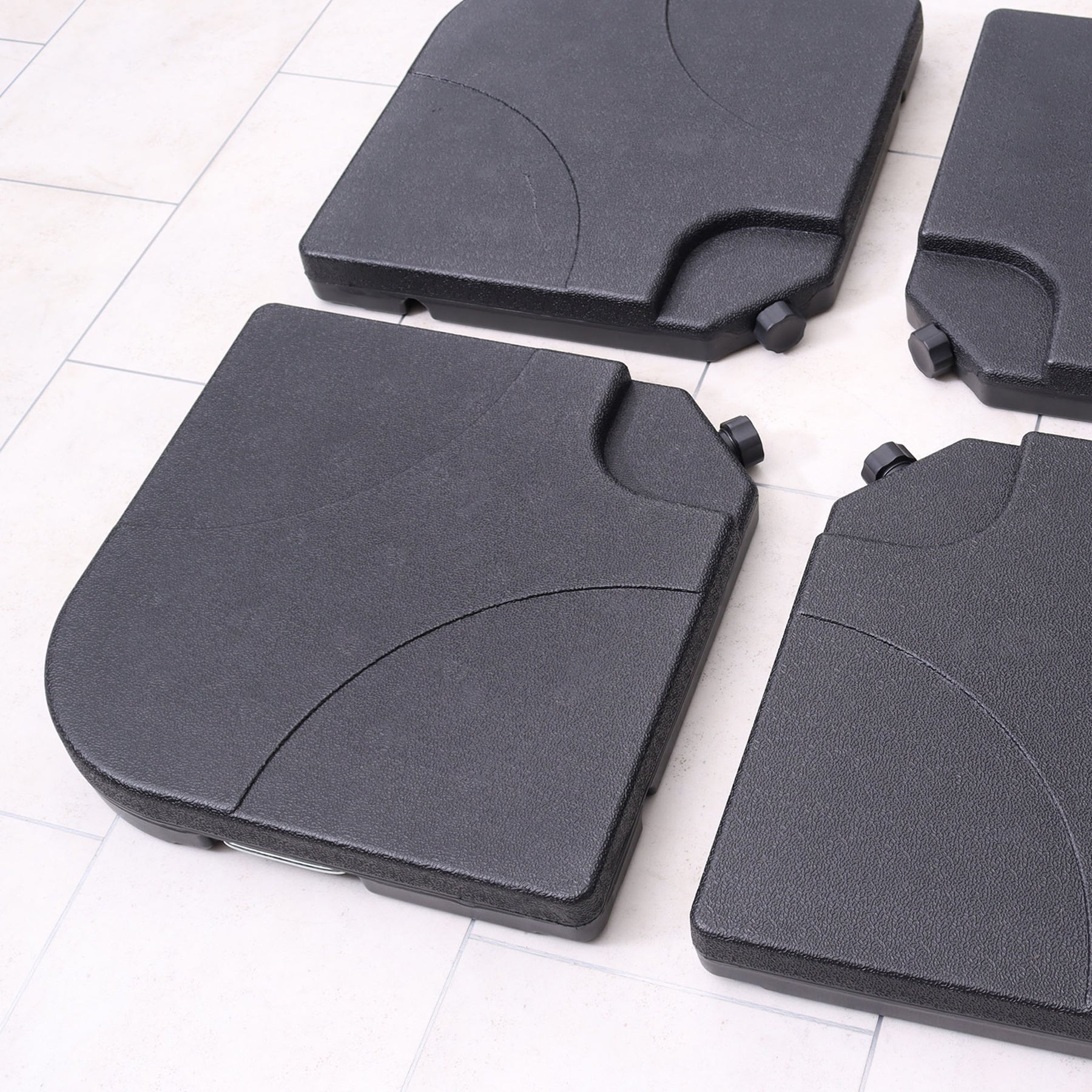 Water Fillable Parasol Base for Cantilever Parasols by Roseland Furniture