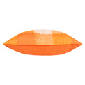Alma Orange Checked 50cm Polyester Cushion