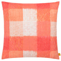 Alma Pink Checked 50cm Polyester Cushion