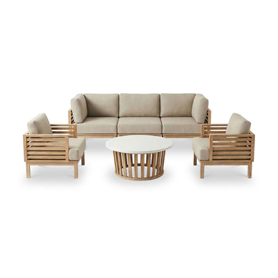 Amira 5 Seater Lounging Set with Coffee Table