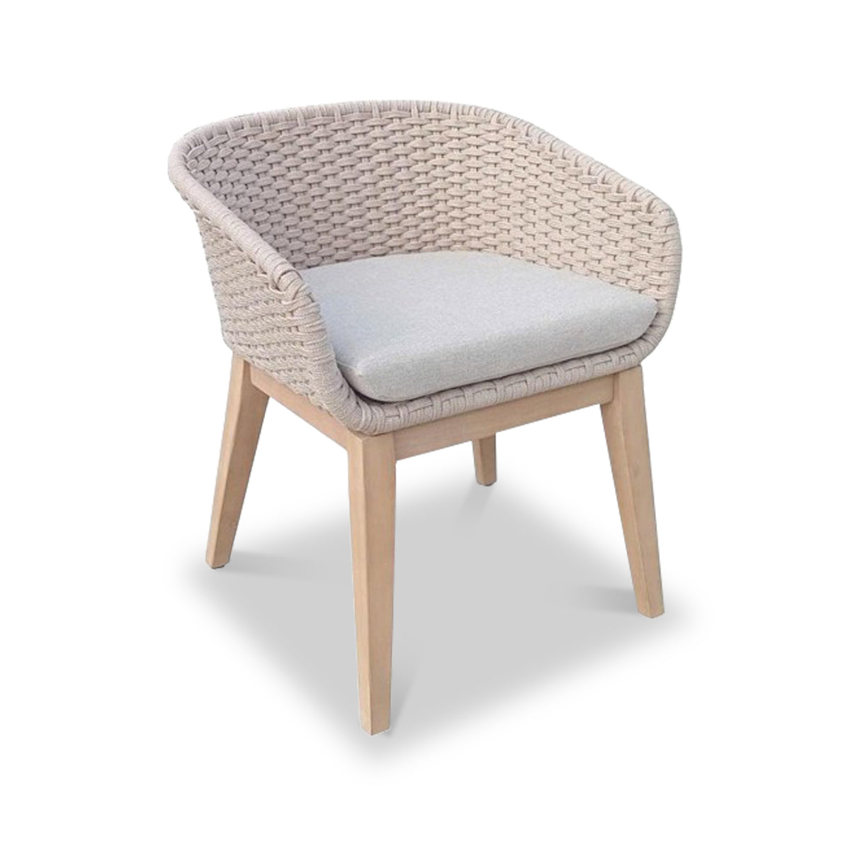 FSC 1 Astral 120cm Round Table w 4 Eden Dusk Dining Chairs from Roseland Furniture