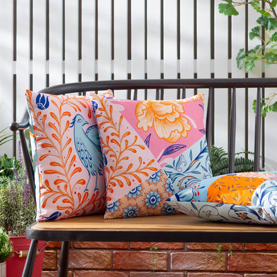 Azzar 43cm Multicoloured Outdoor Polyester Cushion