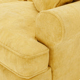 Alfie Armchair in Gold by Roseland Furniture