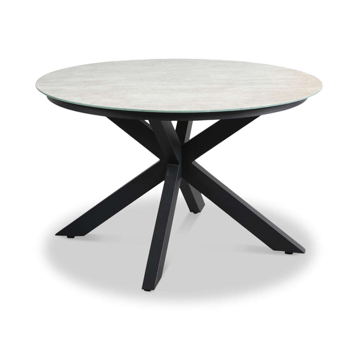 Bali 120cm Round Table w 4 Bali Rope Chairs from Roseland Furniture