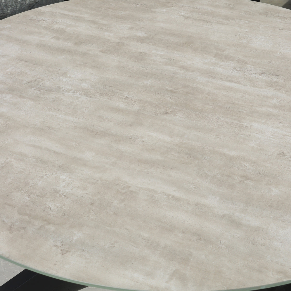 Bali 120cm Round Table w 4 Bali Rope Chairs from Roseland Furniture