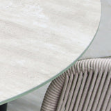 Bali 120cm Round Table w 4 Bali Rope Chairs from Roseland Furniture