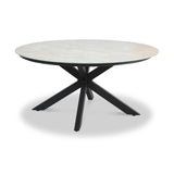 Bali 150cm Round Table w 6 Bali Rope Chairs from Roseland Furniture
