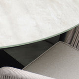 Bali 200cm Oval Table w 6 Bali Rope Chairs from Roseland Furniture