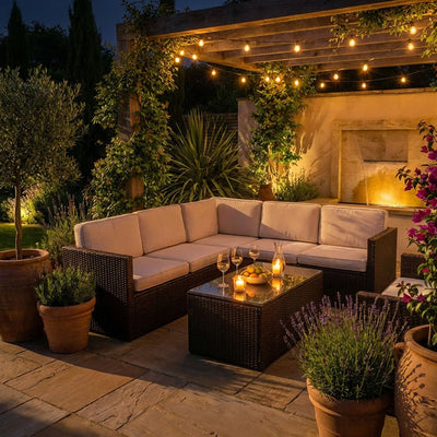 Berlin Rattan Corner Lounge Set