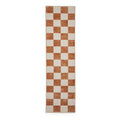 Walnut Norwood Checkerboard Runner Rug from Roseland Furniture