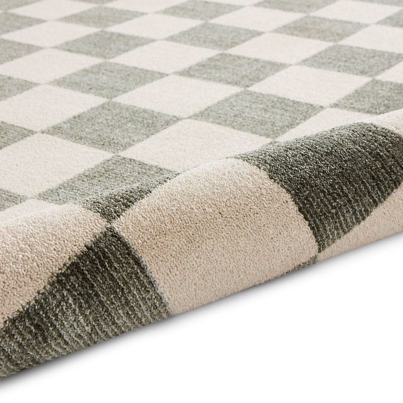 Norwood Smooth Checkerboard Rug | Multiple Colours & Sizes | Roseland