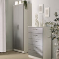 Blakely Grey and White 3 Piece Bedroom Set from Roseland