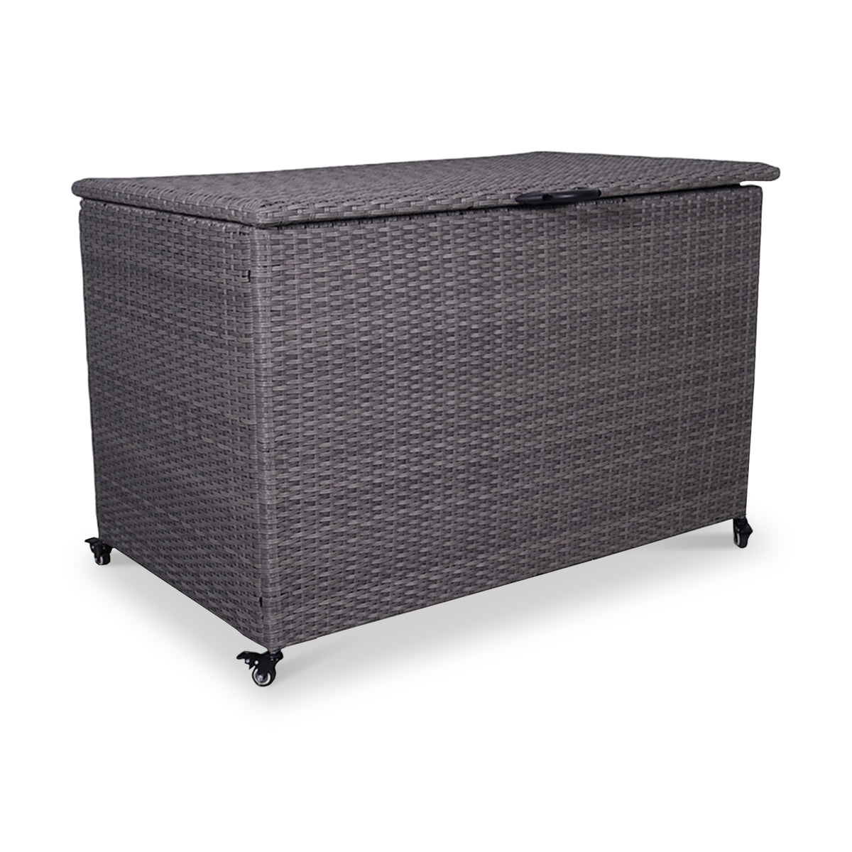 Charcoal Weave KD Cushion Storage Box 510L from Roseland Furniture