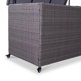 Charcoal Weave KD Cushion Storage Box 510L from Roseland Furniture