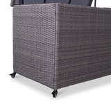 Charcoal Weave KD Cushion Storage Box 645L   from Roseland Furniture
