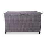 Charcoal Weave KD Cushion Storage Box 645L   from Roseland Furniture