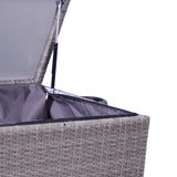 Charcoal Weave KD Cushion Storage Box 826L from Roseland Furniture