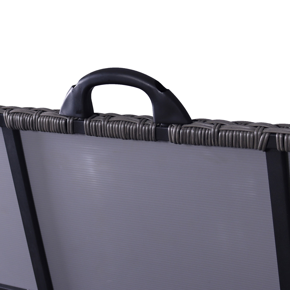 Charcoal Weave KD Cushion Storage Box 826L from Roseland Furniture