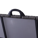 Charcoal Weave KD Cushion Storage Box 826L from Roseland Furniture