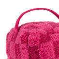 Check It 3D Pink Boucle Fleece Doorstop
