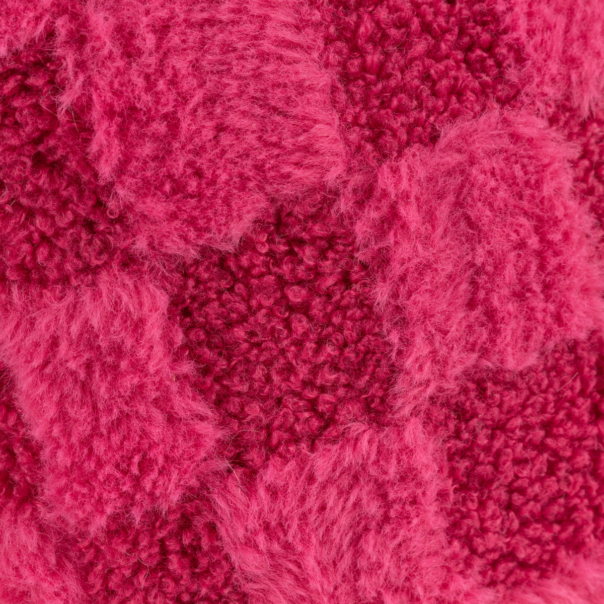 Check It 3D Pink Boucle Fleece Doorstop