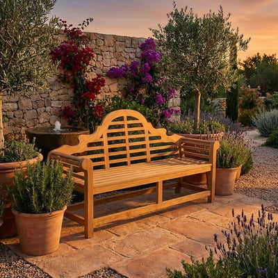 Ciara 180cm 3 Seater Acacia Garden Bench