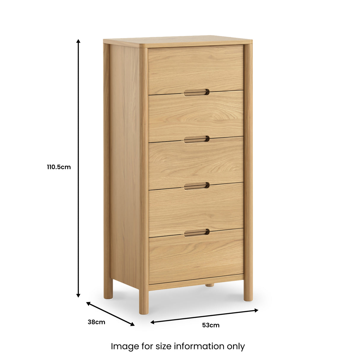 Carnon 5 Drawer Chest from Roseland Furniture