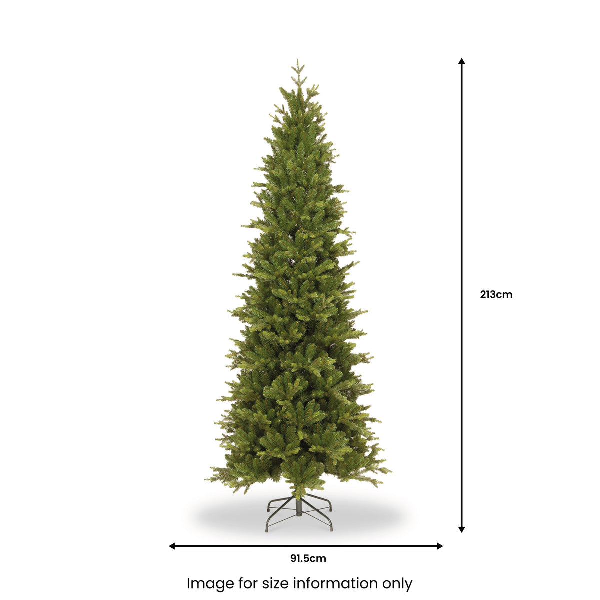 Carrington 7ft Tree Dimensions from Roseland
