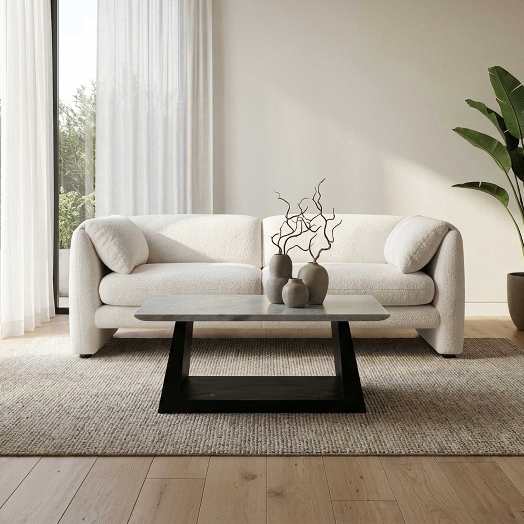 Coleville Marble Coffee Table from Roseland Furniture