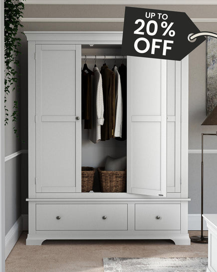 Discover Wardrobe Deals at the Roseland Furniture Black Friday Sale 