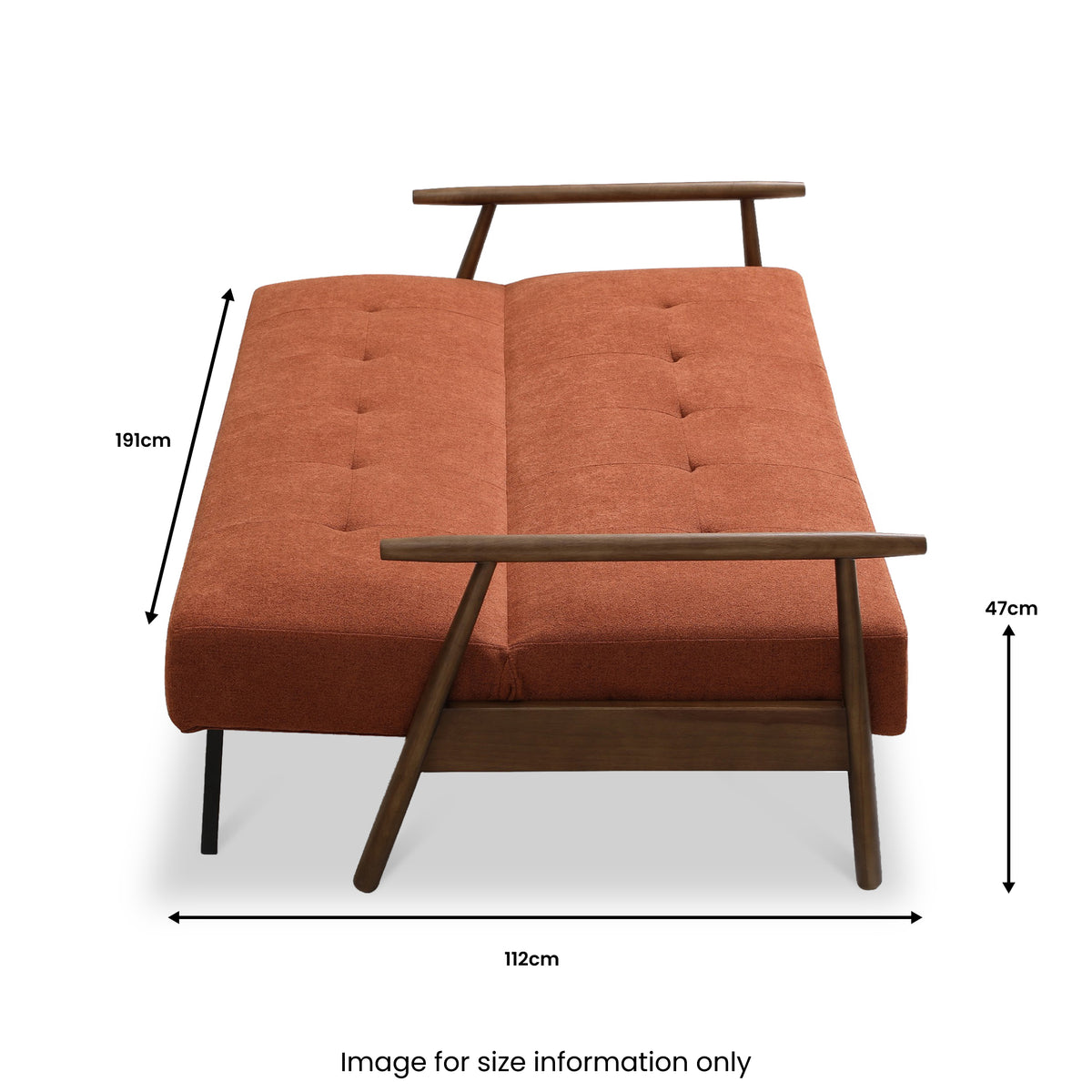 Coxley Sofa Bed Dimensions 