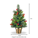 Crestwood Spruce Warm White LED 2ft Tree from Roseland