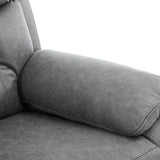 Lewisham Recliner 3 Seater Grey from Roseland Furniture