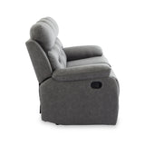 Lewisham Recliner 3 Seater Grey from Roseland Furniture