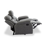 Lewisham Recliner 3 Seater Grey from Roseland Furniture