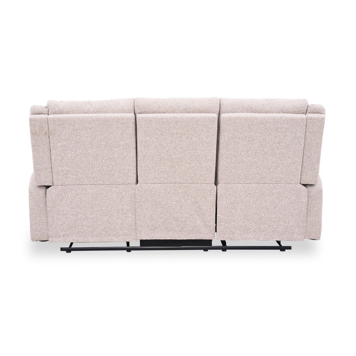 Portland Recliner 3 Seater Natural Angle1 from Roseland Furniture
