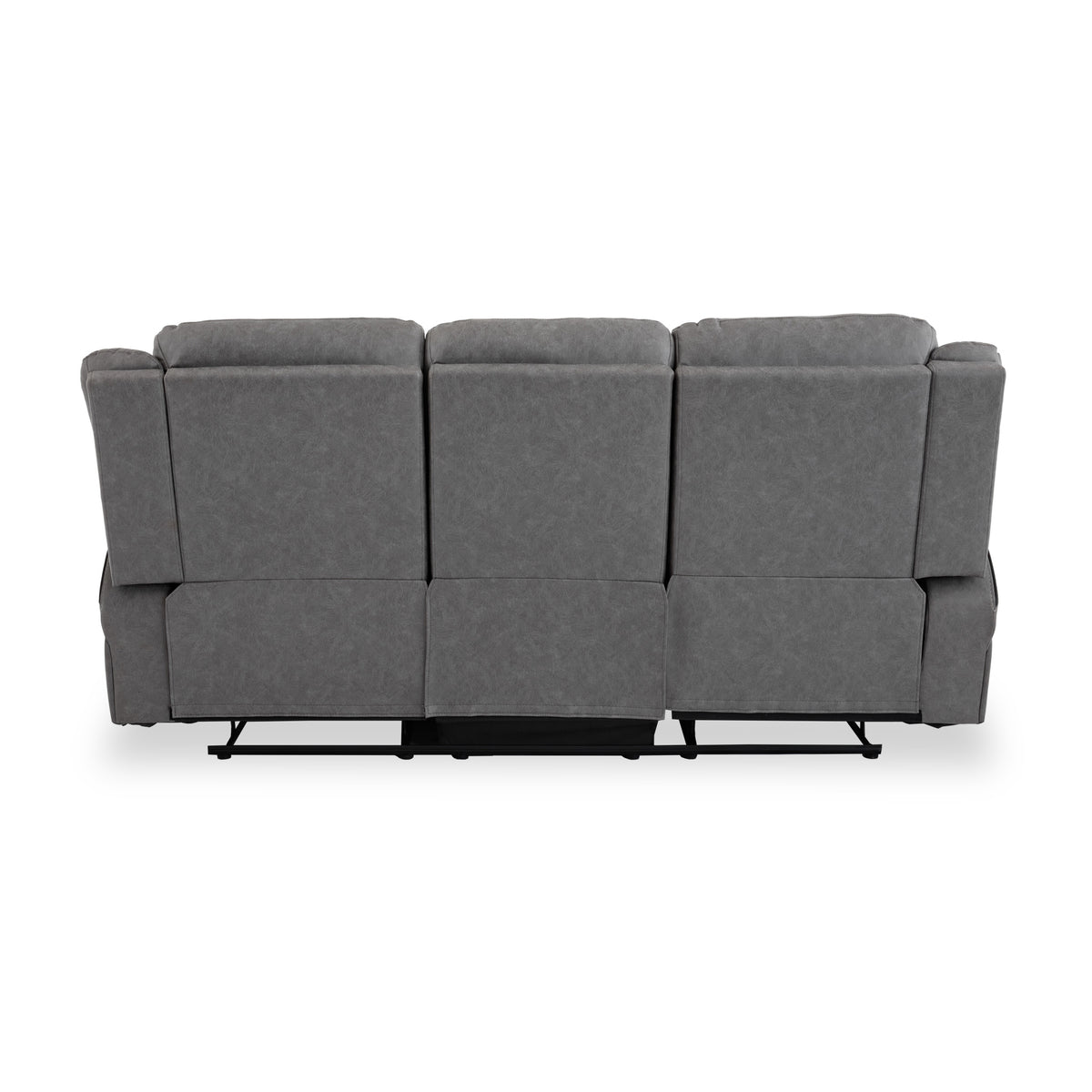 Elstree Recliner 3 Seater Grey Angle1 from Roseland Furniture