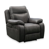 Middleton Power Recliner Armchair Tech Sofa Grey Dims from Roseland Furniture