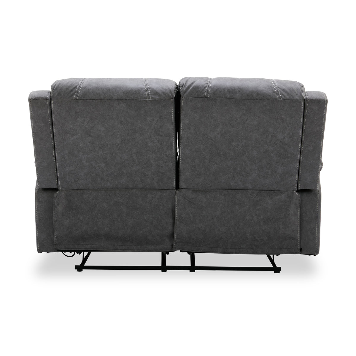 Banbury Recliner 2 Seater Mid Grey Angle1 from Roseland Furniture