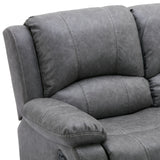 Banbury Recliner 2 Seater Mid Grey Angle1 from Roseland Furniture