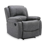 Banbury Recliner Armchair Mid Grey Angle1 from Roseland Furniture