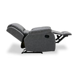 Banbury Recliner Armchair Mid Grey Angle1 from Roseland Furniture