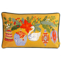 Deck the Halls Baubles 50cm Pine Green Bolster Cushion by Roseland Furniture