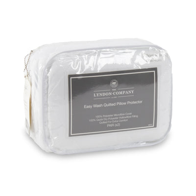 Easy Wash Pillow Protector Pair