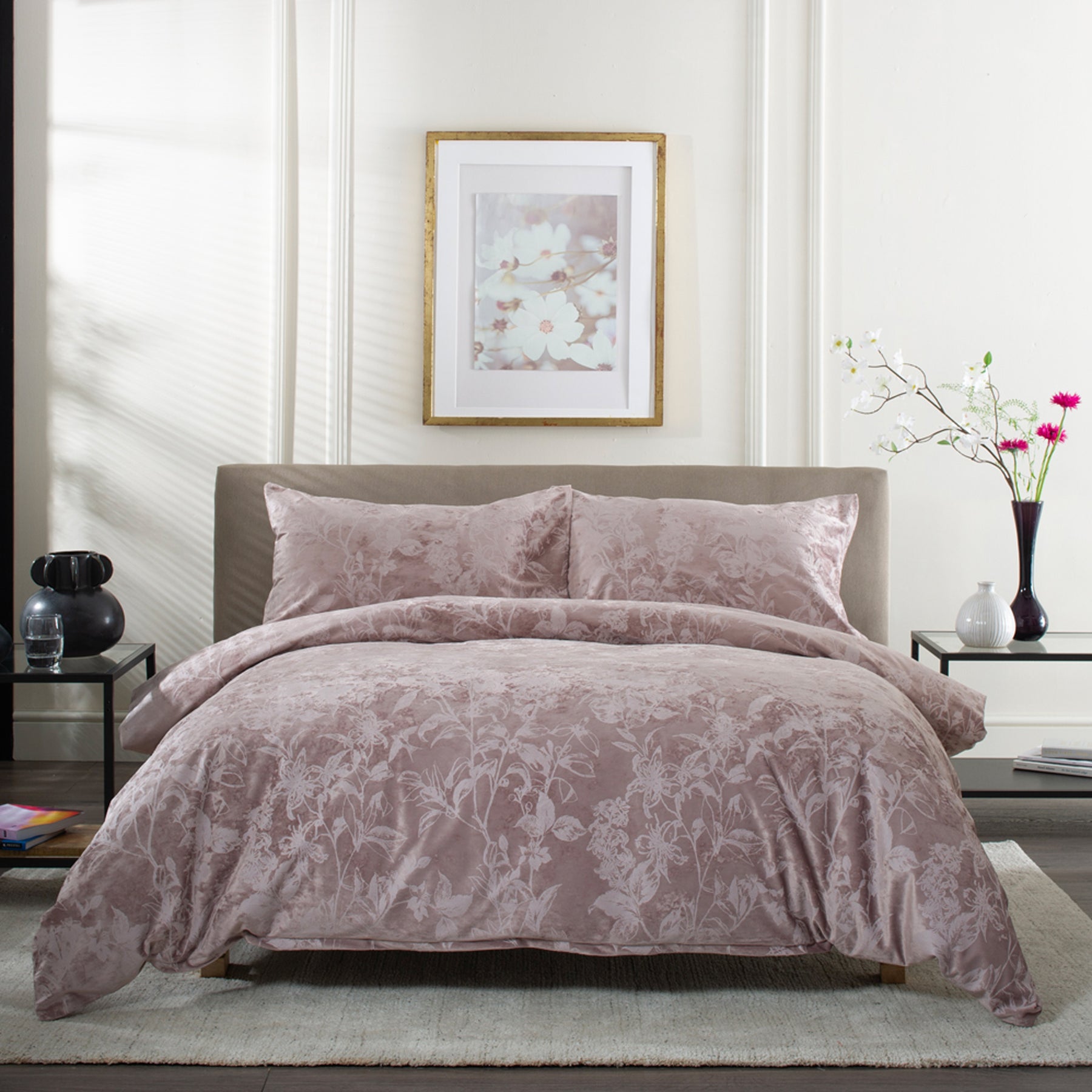 Chatsworth Pink Single Duvet Set from Roseland Furniture