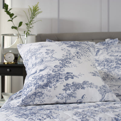 Toile De Jouy Square Cushion