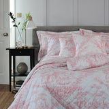 Toile Pillowsham Pair Pink from Roseland Furniture