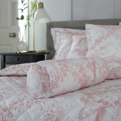 Toile De Jouy Bolster Cushion